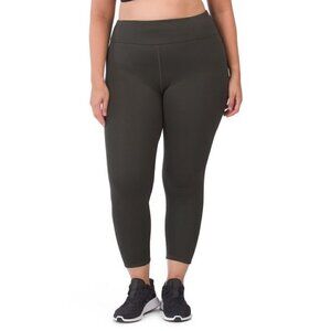 Kyodan Plush Brushed Inside Leggings ARMY GREEN | Size 1X